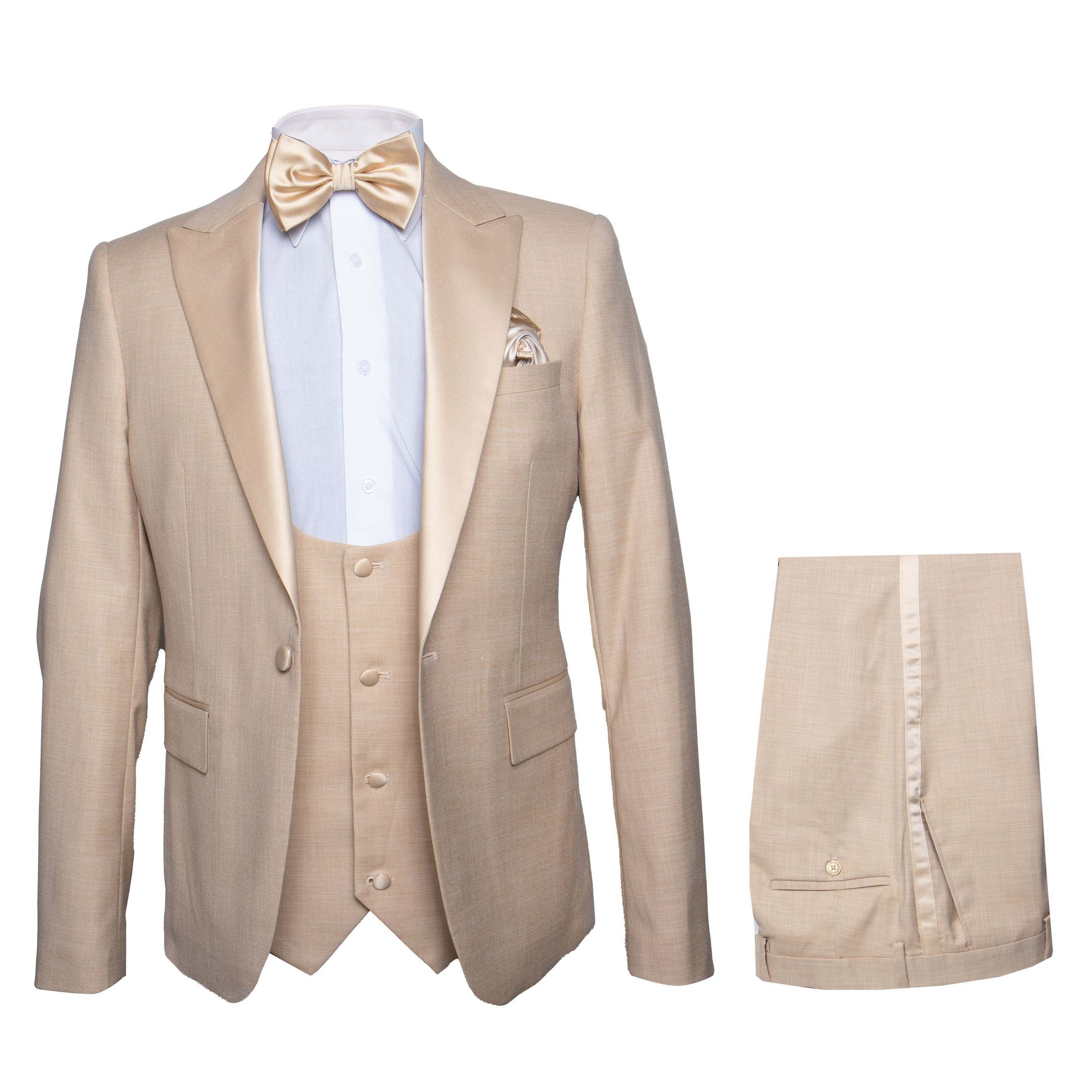 Rossi Man Leo Tuxedo RM1391 – Elegant Slim Fit Tuxedo for Men | Premium Formal Wear - XS