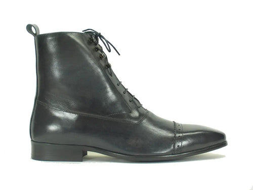Carrucci Lace-up Zip Boots