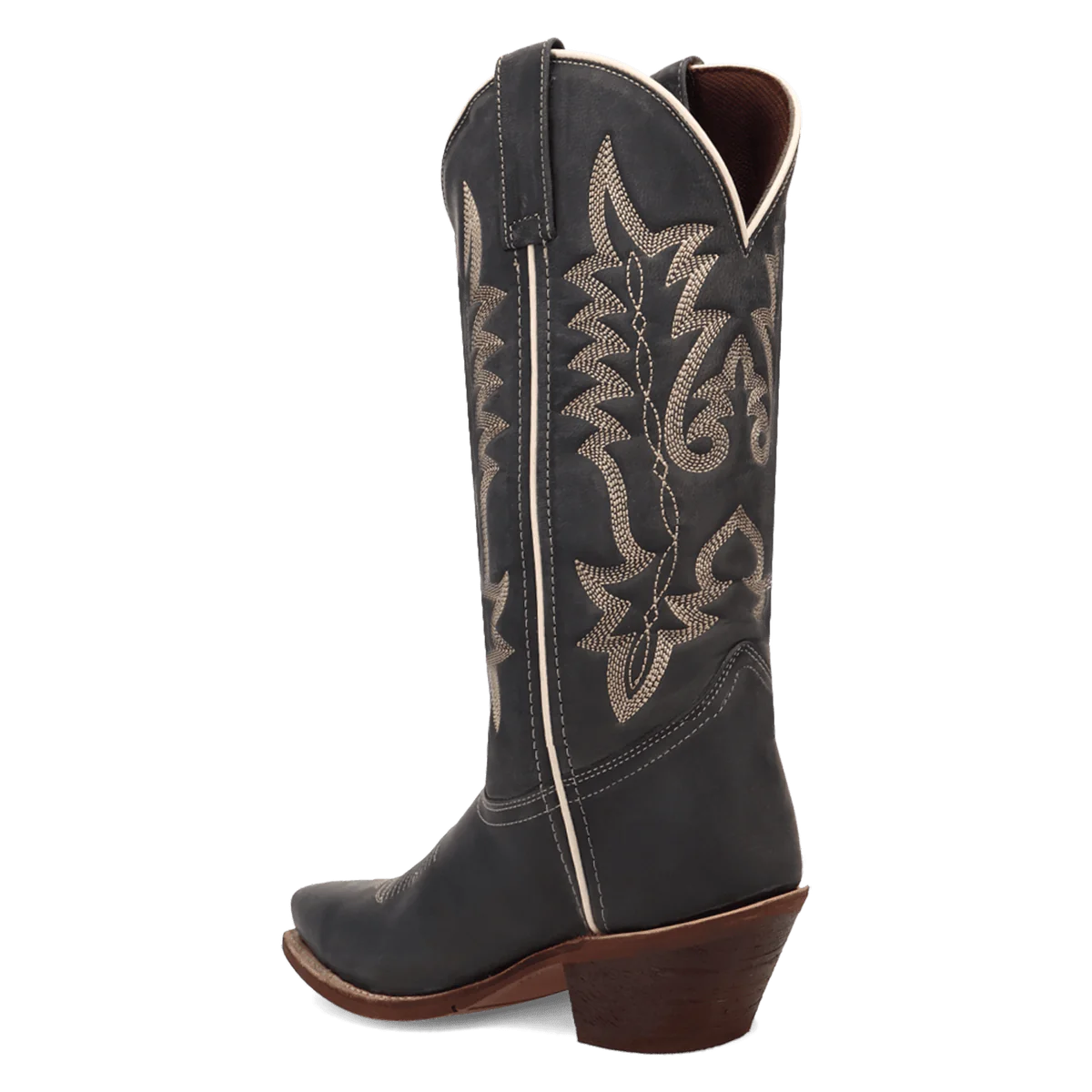Laredo Carly Navy Leather Women Boots - 6M
