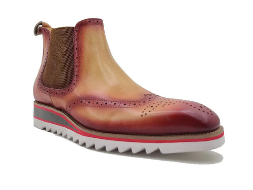 Carrucci Leather Chelsea Boot With Lightweight Sole