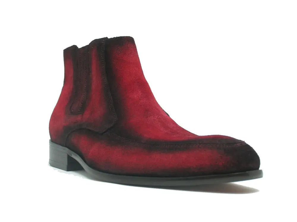 Leather Suede Chelsea Boots - 7.5