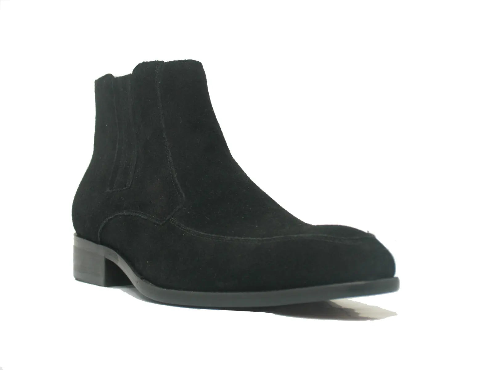 Leather Suede Chelsea Boots - 7.5