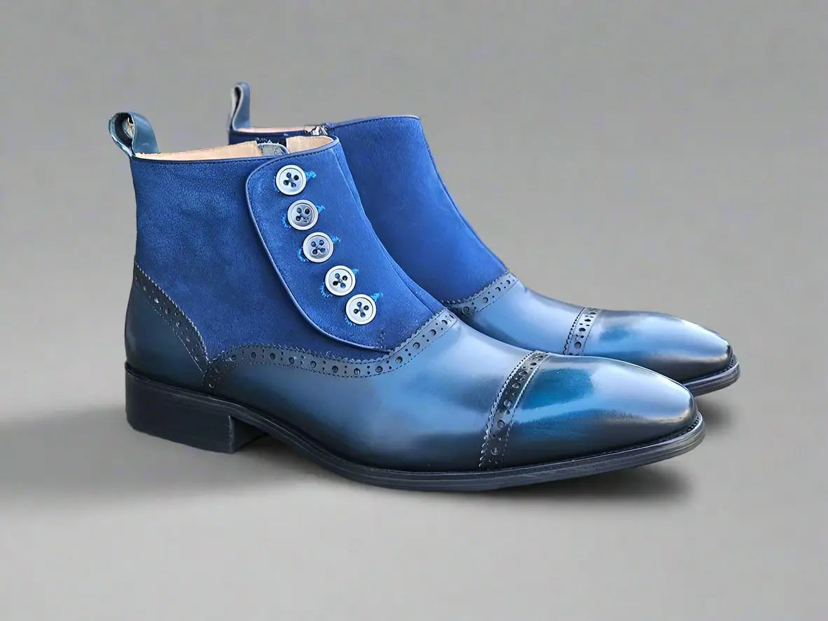Leather & Suede Slip-On Boot - 8.5