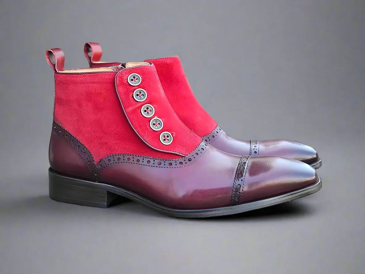 Leather & Suede Slip-On Boot - 8.5