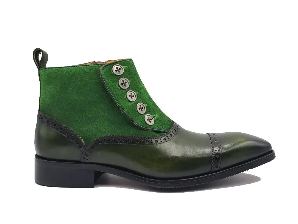 Leather & Suede Slip-On Boot - 8.5
