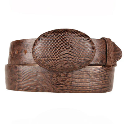 Men's Genuine Lizard Western Belts