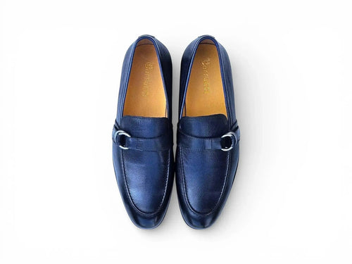 Carrucci Double D-Ring Loafers - Luxury Men's Dress Shoe