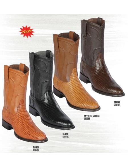 Los Altos Caiman Belly Boots Are Classic And 100% Handcrafted - Alligator - Cowboy Boot - Roper Toe - 6.0 Standard / D / Medium