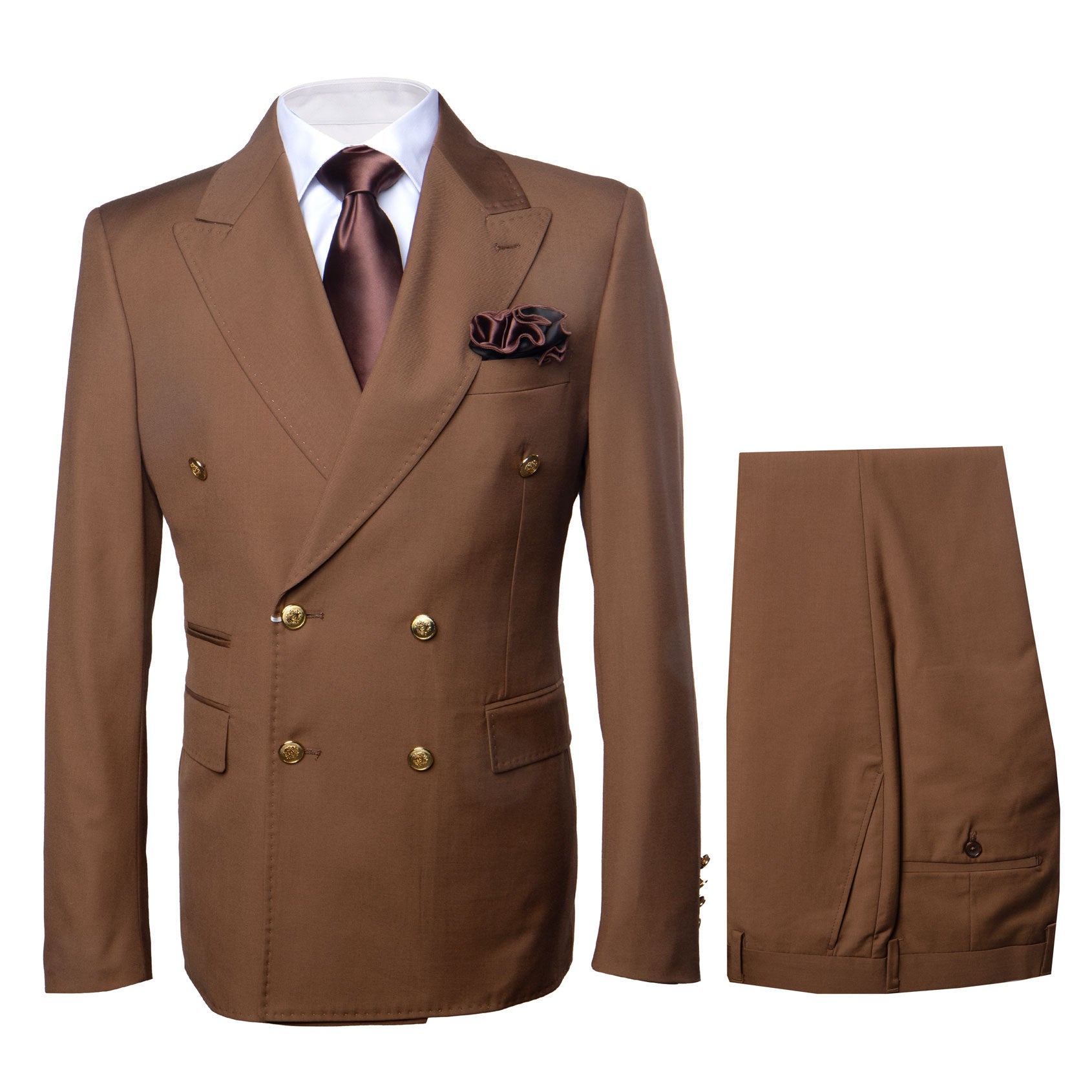Rossi Man Milano RM1373 – Men's Slim Fit 3-Piece Suit | Modern Formal - 34R