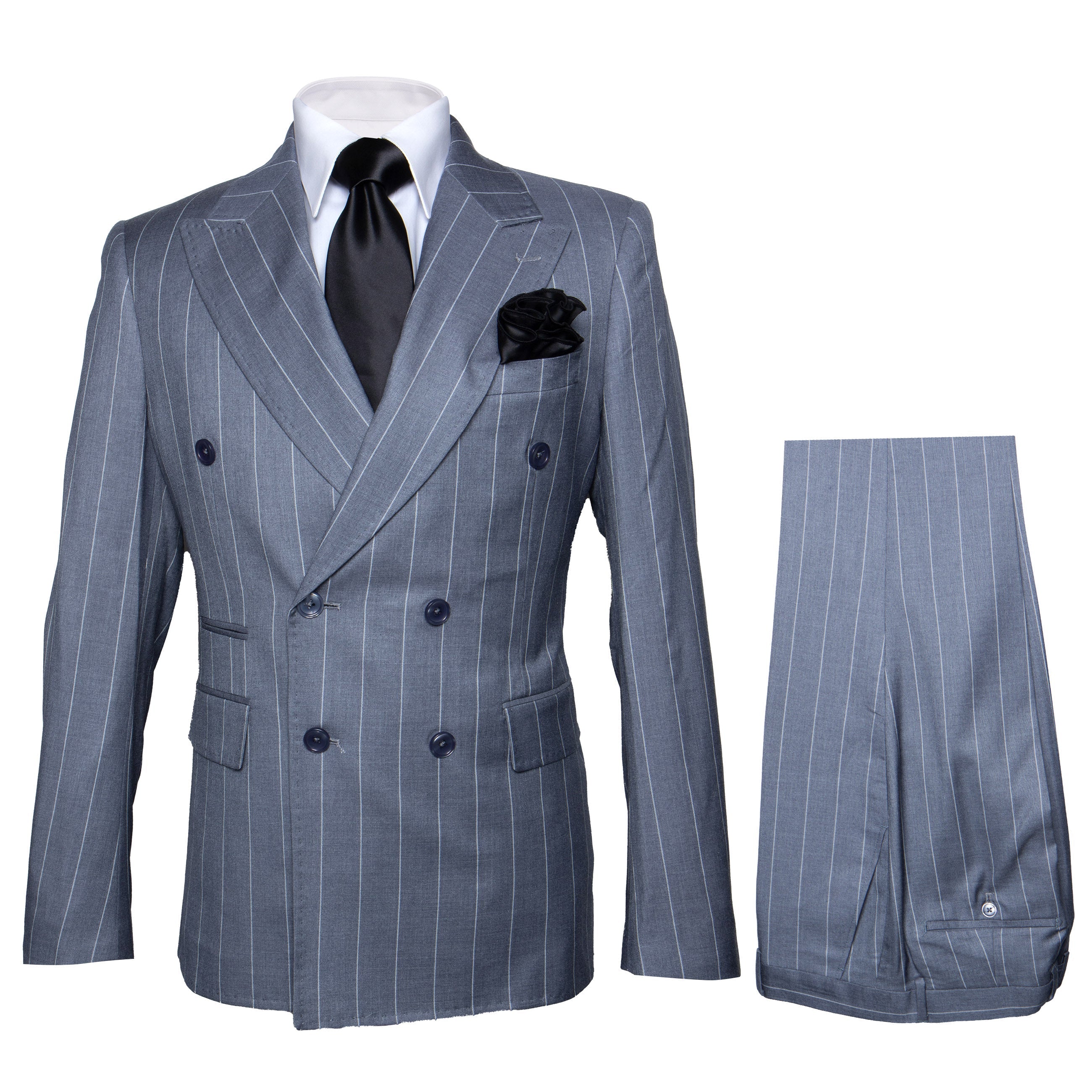 Rossi Man Milano RM1726 – Men's Modern Fit 3-Piece Suit | Stylish Formal - 34R