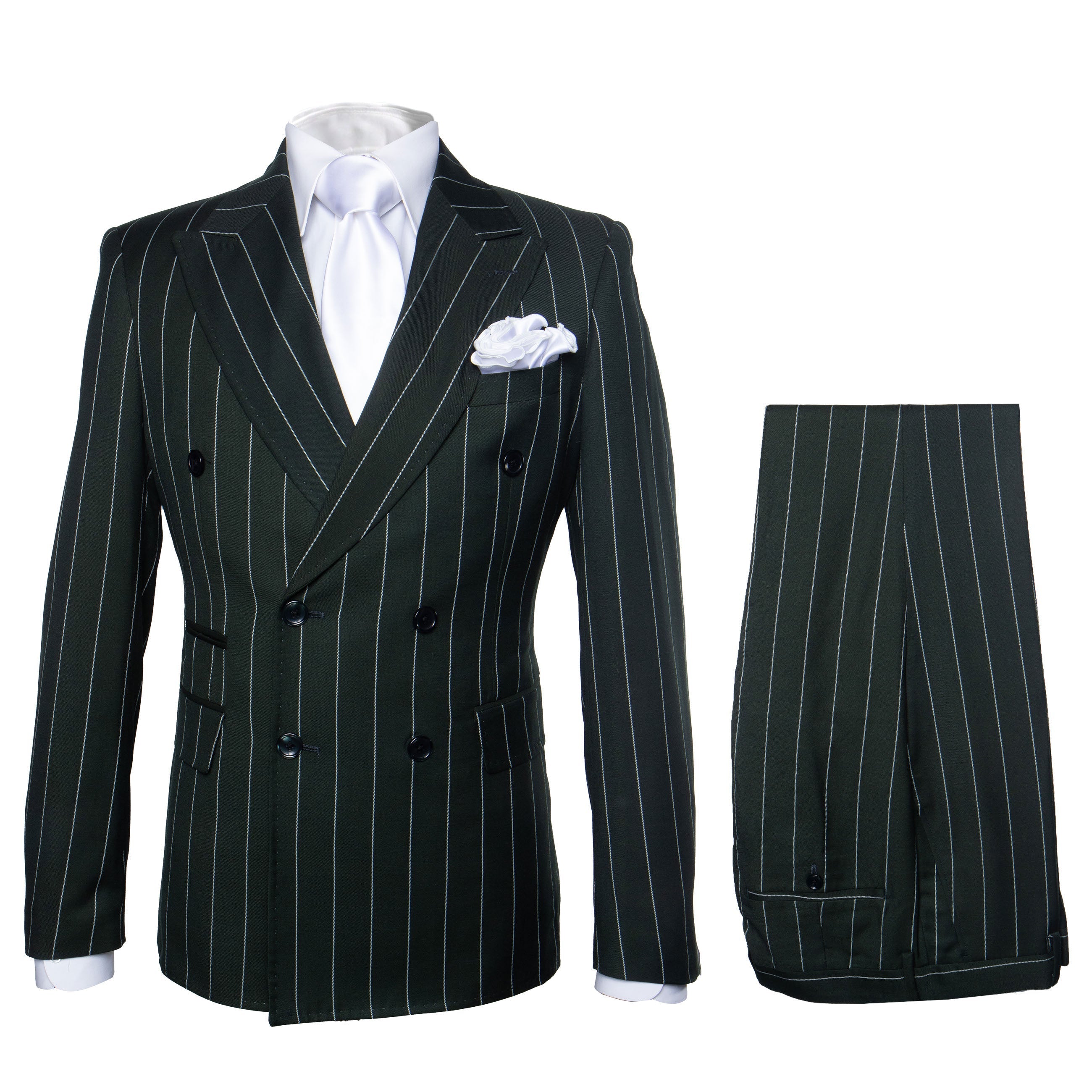 Rossi Man Milano RM1727 – Men's 3-Piece Slim Fit Suit |Formal Wear - 34R