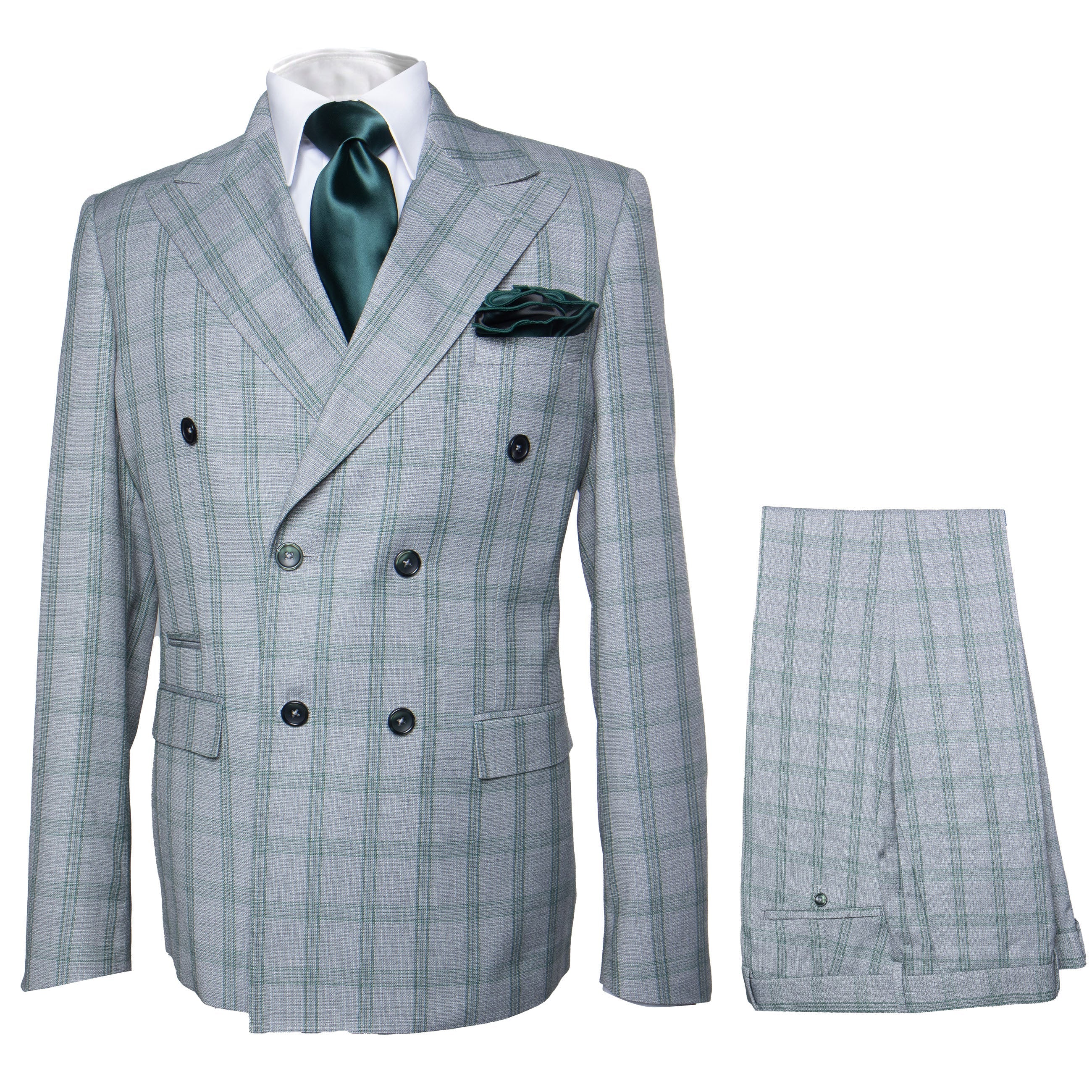 Men’s Rossi Man Milano RM1828 – Slim Fit Modern Suit | Stylish Formal Wear - 34R