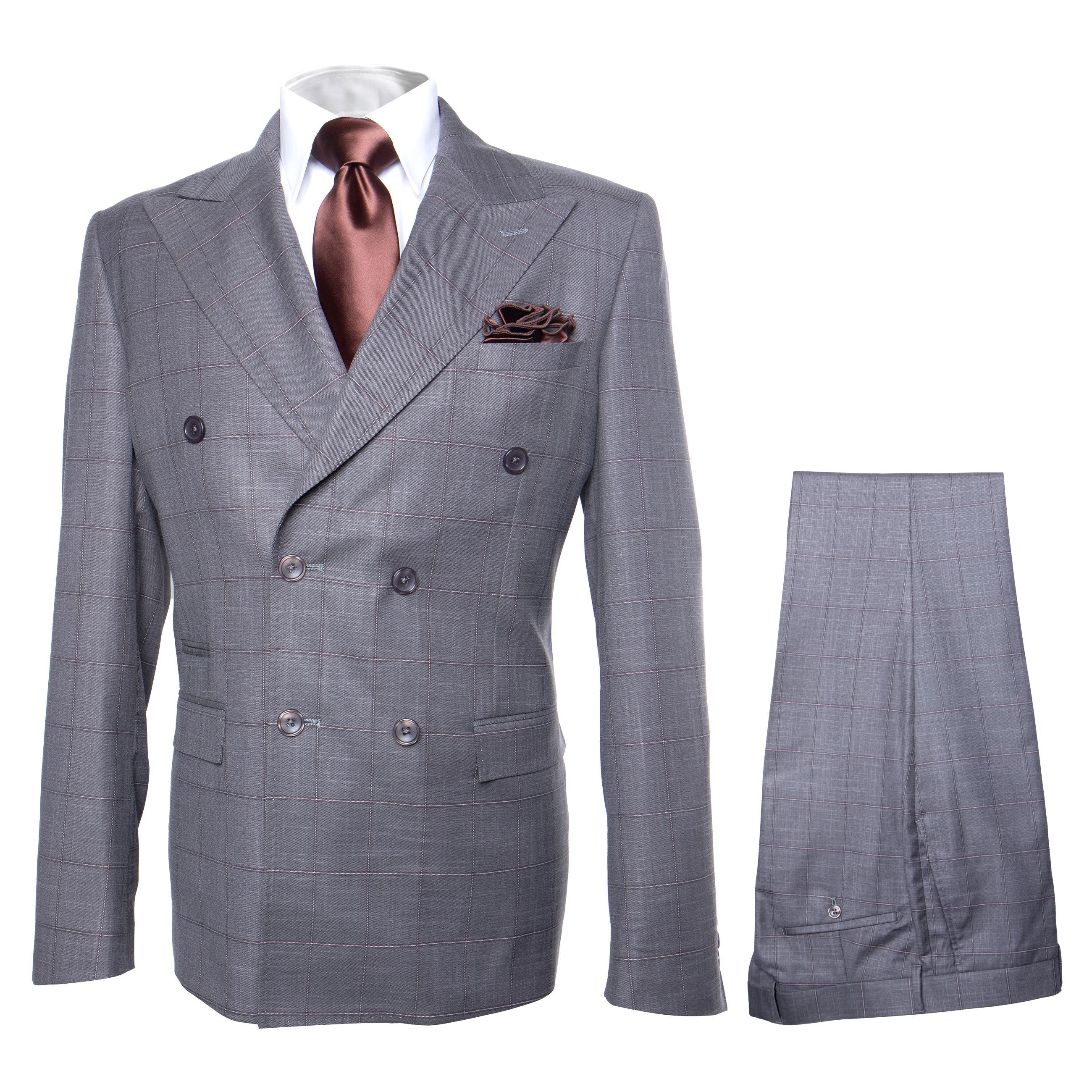Rossi Man RM1830 – Milano Collection Elegant Formal Suit for Men | Premium Wear - 34R