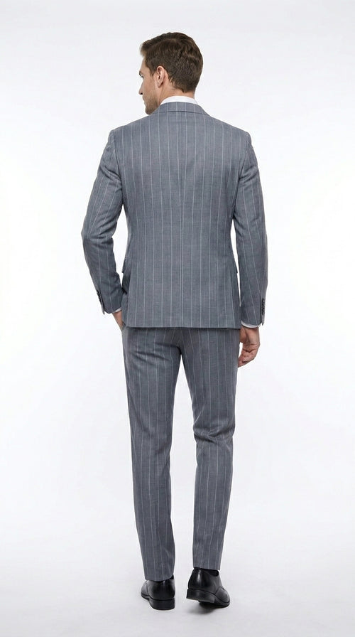 Rossi Man Milano RM1726 Men's Modern Fit 3-Piece Suit | Stylish Formal