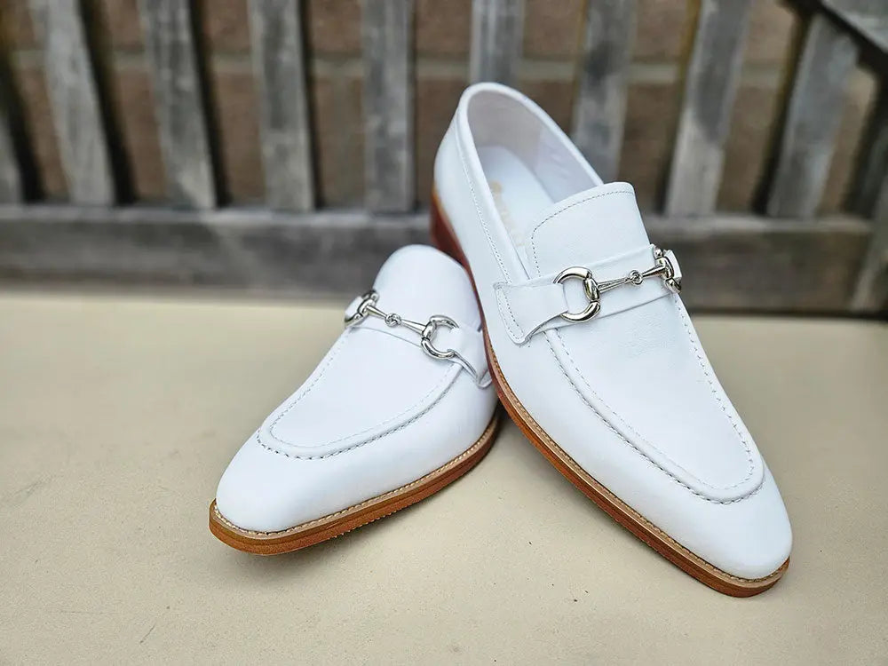 Men's Burnished Signature Buckle Loafer - New Arrival - 7.5