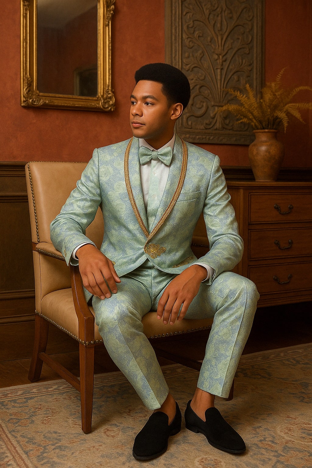 34 Men's Mint Green