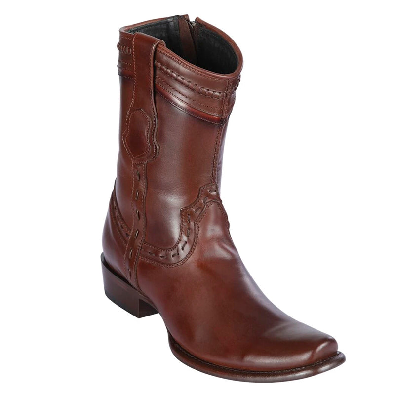 Men's King Exotic Leather Boots Dubai Toe Handcrafted Brown (479B3807) - 6 E