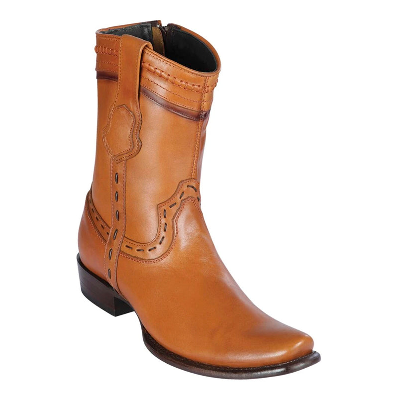Men's King Exotic Leather Boots Dubai Toe Handcrafted Honey (479B3851) - 6 E