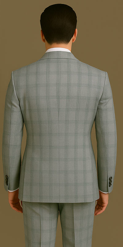 Mens Rossi Man Milano RM1828 Slim Fit Modern Suit | Stylish Formal Wear