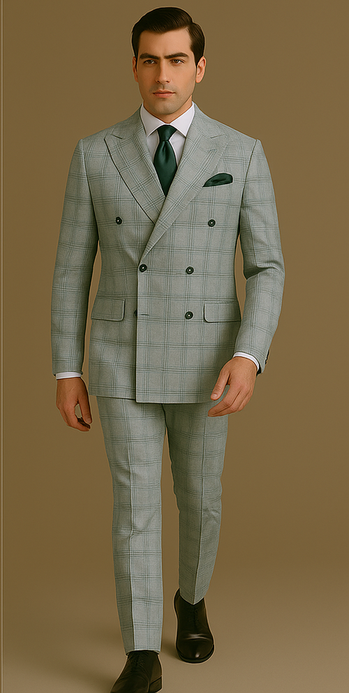 Mens Rossi Man Milano RM1828 Slim Fit Modern Suit | Stylish Formal Wear