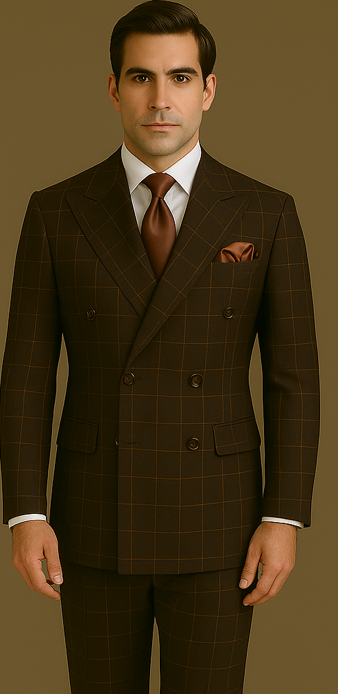 Men’s Rossi Man Milano RM1848 – Slim Fit Stylish Suit | Modern Formalwear for Men - 34R