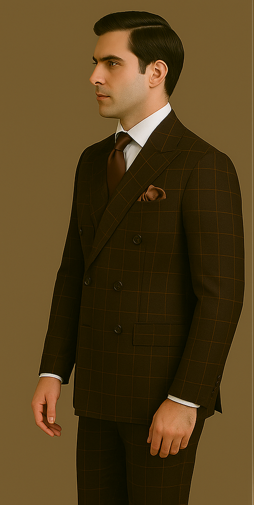 Mens Rossi Man Milano RM1848 Slim Fit Stylish Suit | Modern Formal wear for Men