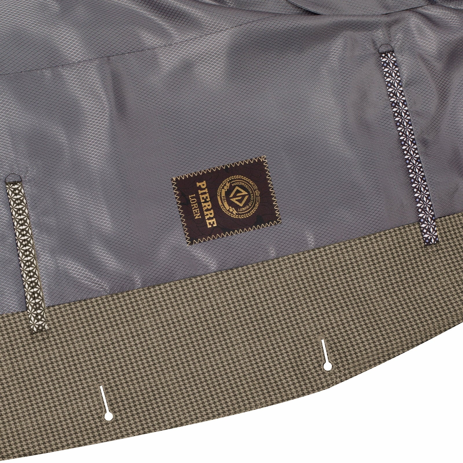 Mens 2 Button Slim Fit Light Brown Blazer - 36 Short