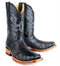 Mens King Exotic Boots Cowboy Style By Los Altos Boots Botas For Sale Caiman (Gator) Belly Skin Rodeo Style Black Dress Cowboy Boot Cheap Priced For Sale Online
