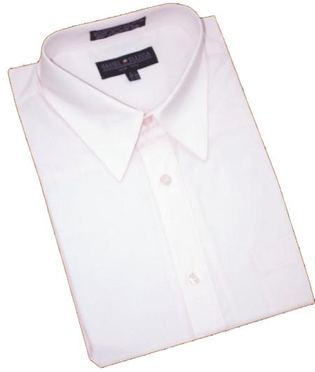 Light Pink Cotton Blend Convertible Cuffs Men's Dress Shirt