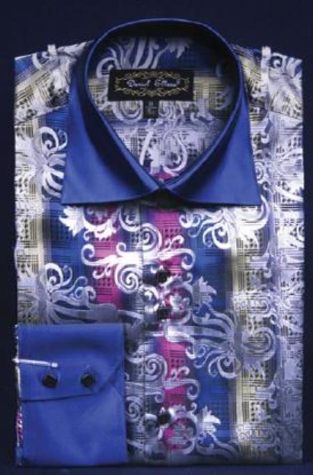 Superbly Designed Navy Club Clubbing Clubwear Shirts