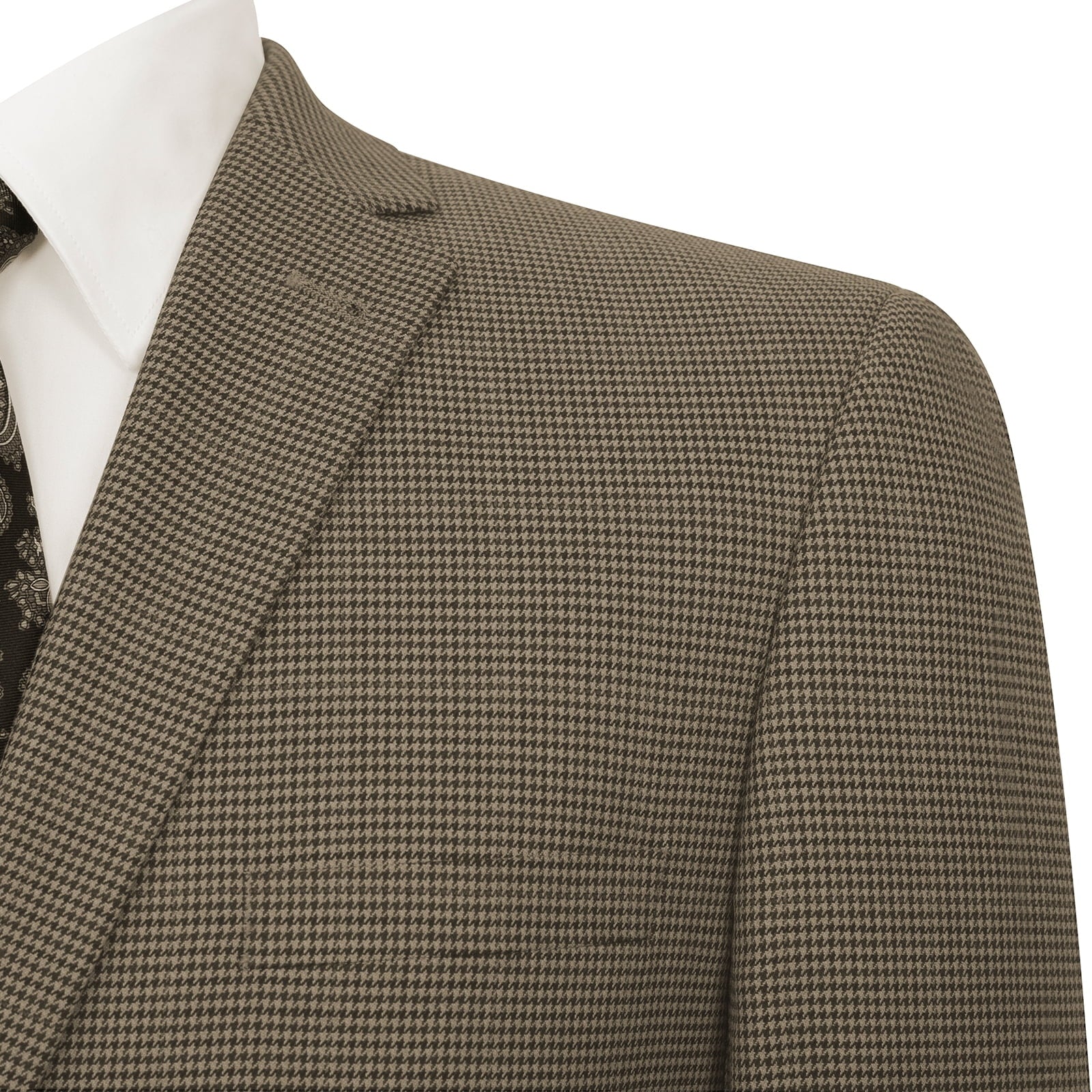 Mens 2 Button Slim Fit Light Brown Blazer - 36 Short