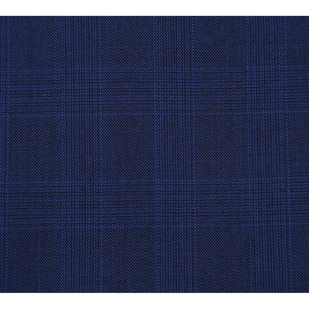 Designer Brand - Wool Stretch Single Breasted Slim Fit Midnight Blue Suit - Coat Size 38
