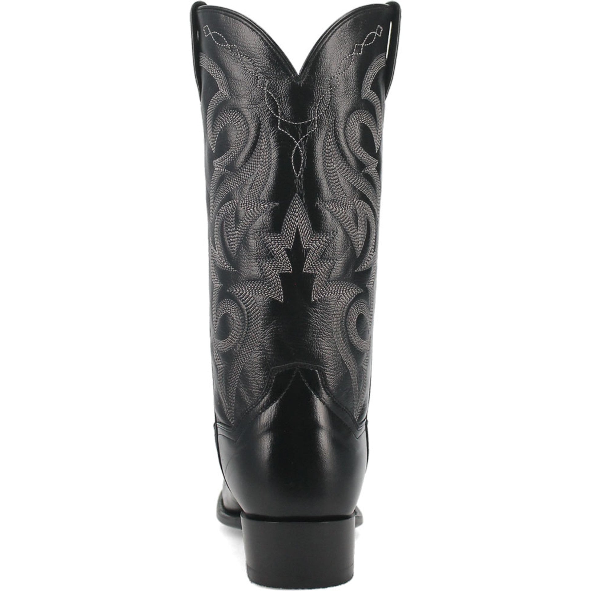 Dan Post Men’s Milwaukee 13 J Pointed Toe Black Cowboy Fine Leather Boot - 6.5D
