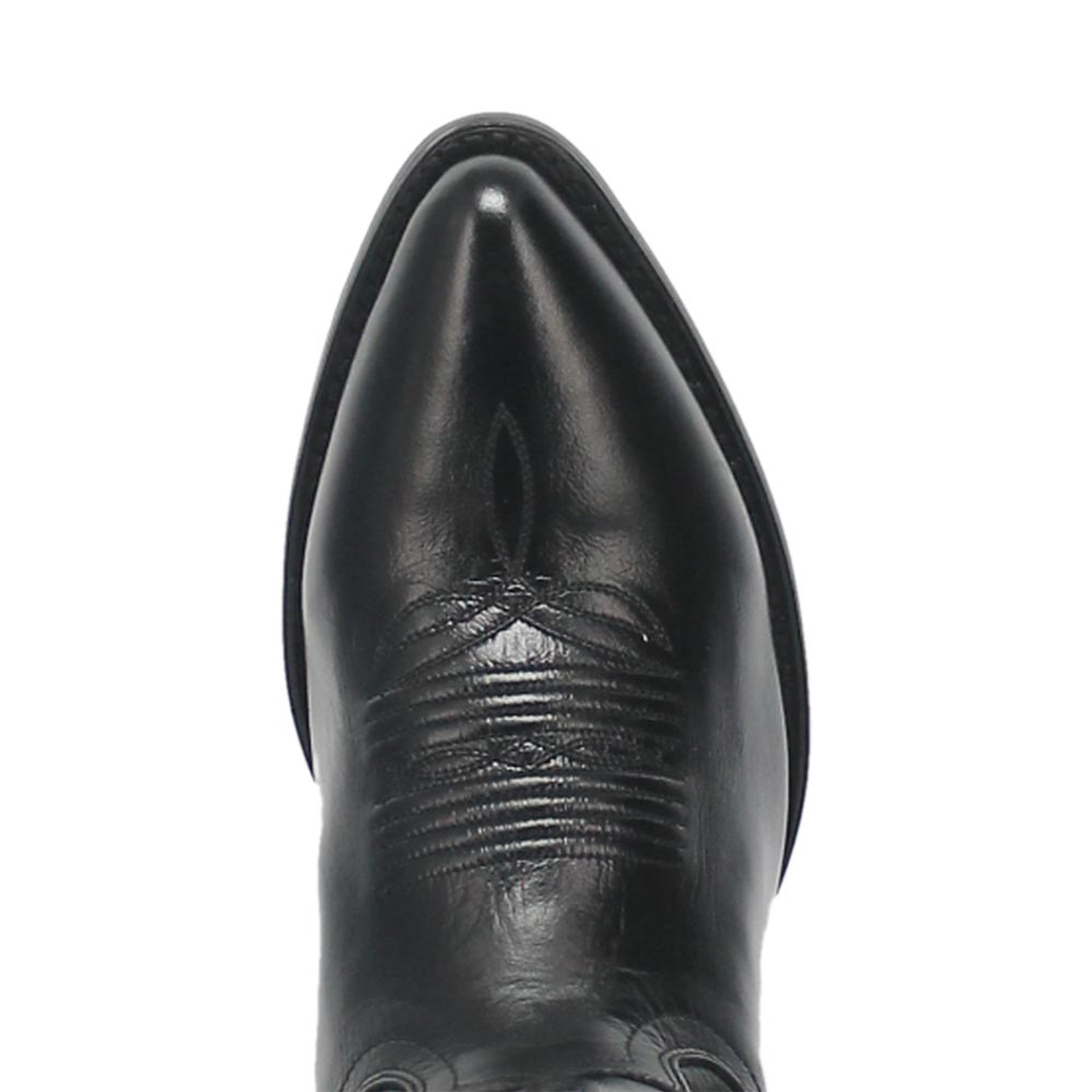 Dan Post Men’s Milwaukee 13 J Pointed Toe Black Cowboy Fine Leather Boot - 6.5D