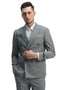 Cheap priced Suit  - Men's Slim Fit Double Breasted Summer Sharkskin Mint Green Suit