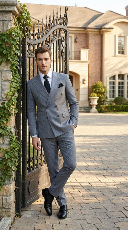 Rossi Man Milano RM1726 Men's Modern Fit 3-Piece Suit | Stylish Formal