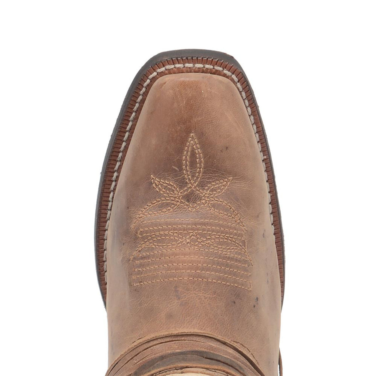 Laredo Myra Sand Square Toe Leather Women Boots - 6