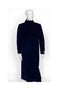men's Navy 4 Buttons Full Length All Weather Coat Duster Maxi Coat