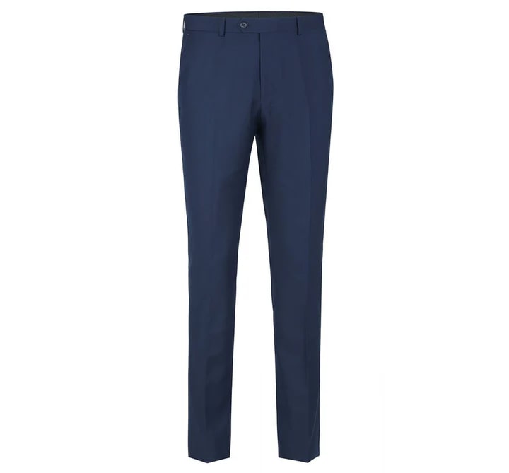 Cheap priced Suit - Mens Two Button Slim Fit Hack Pocket Navy Suit blue - 38 Short Jacket+32 Waist Adjustable 28to34)(Height: 5 4 to5 7 )(Neck 15-16.5)S-M)