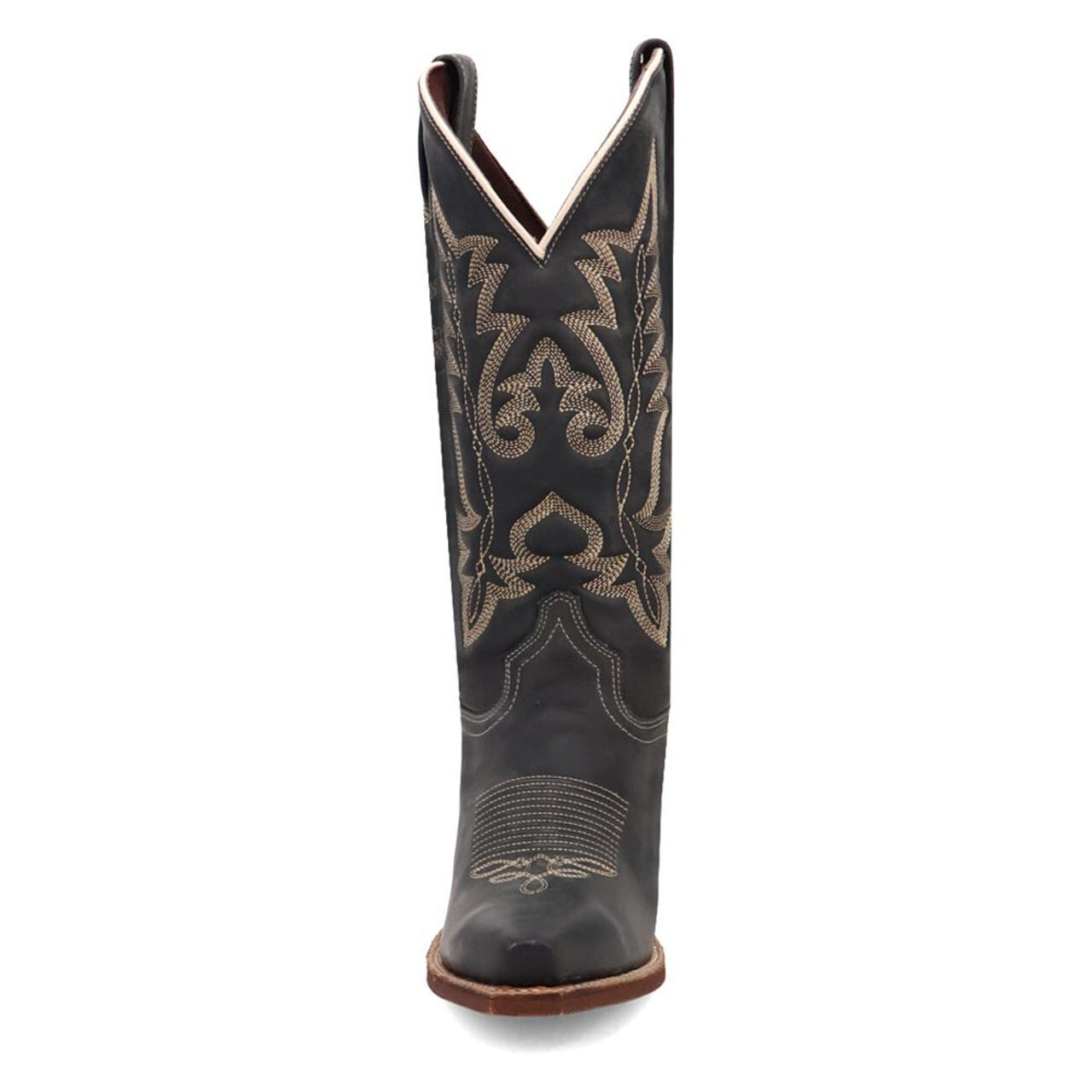 Laredo Carly Navy Leather Women Boots - 6M