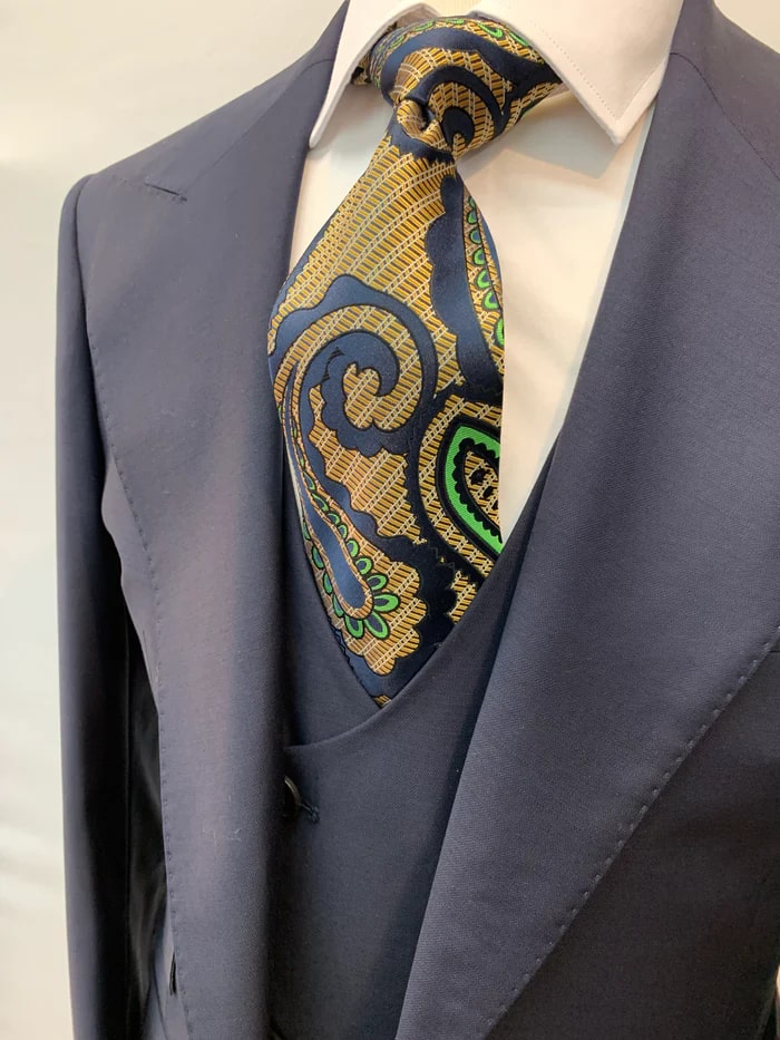 Rossi Man Suit - Tan Gray Black Navy Camel French Blue Suit - 38 Short Jacket+32 Waist Adjustable 28to34)(Height: 5 4 to5 7 )(Neck 15-16.5)S-M)