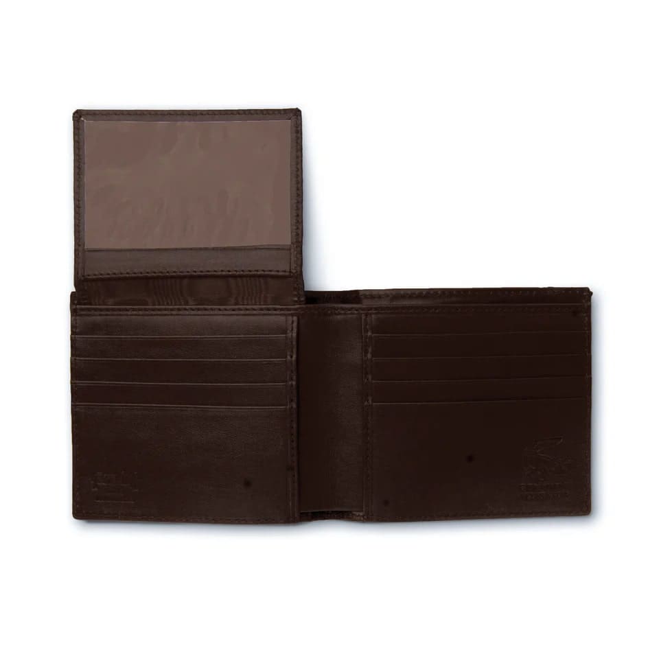 Ferrini Alligator Billfold Wallet Nicotine - One Size