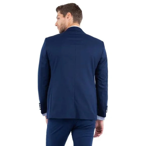 Notch Lapel Tuxedo Separates Coat, Navy by ZeGarie