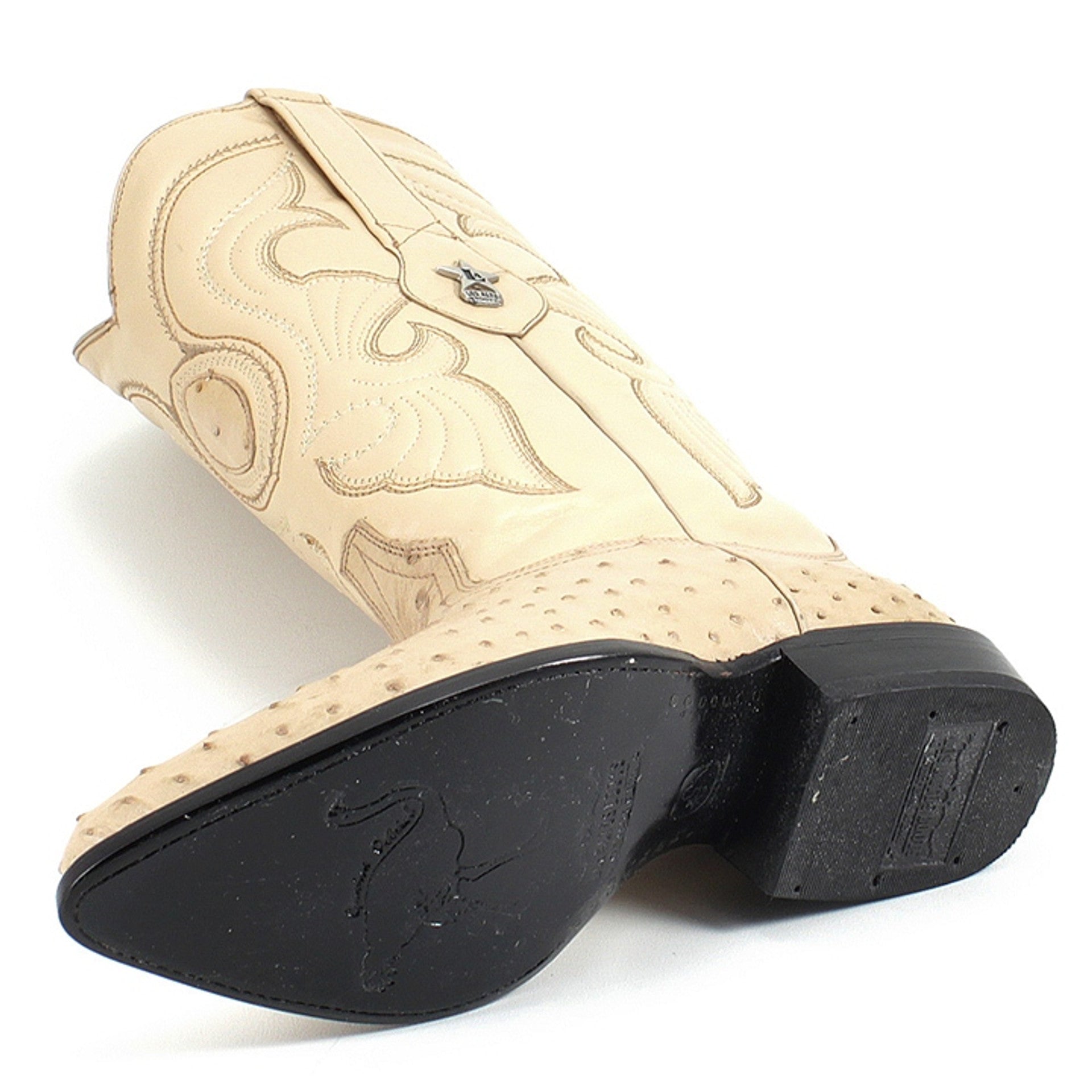 Los Altos Men's Oryx Full Quill Ostrich Boots - 6