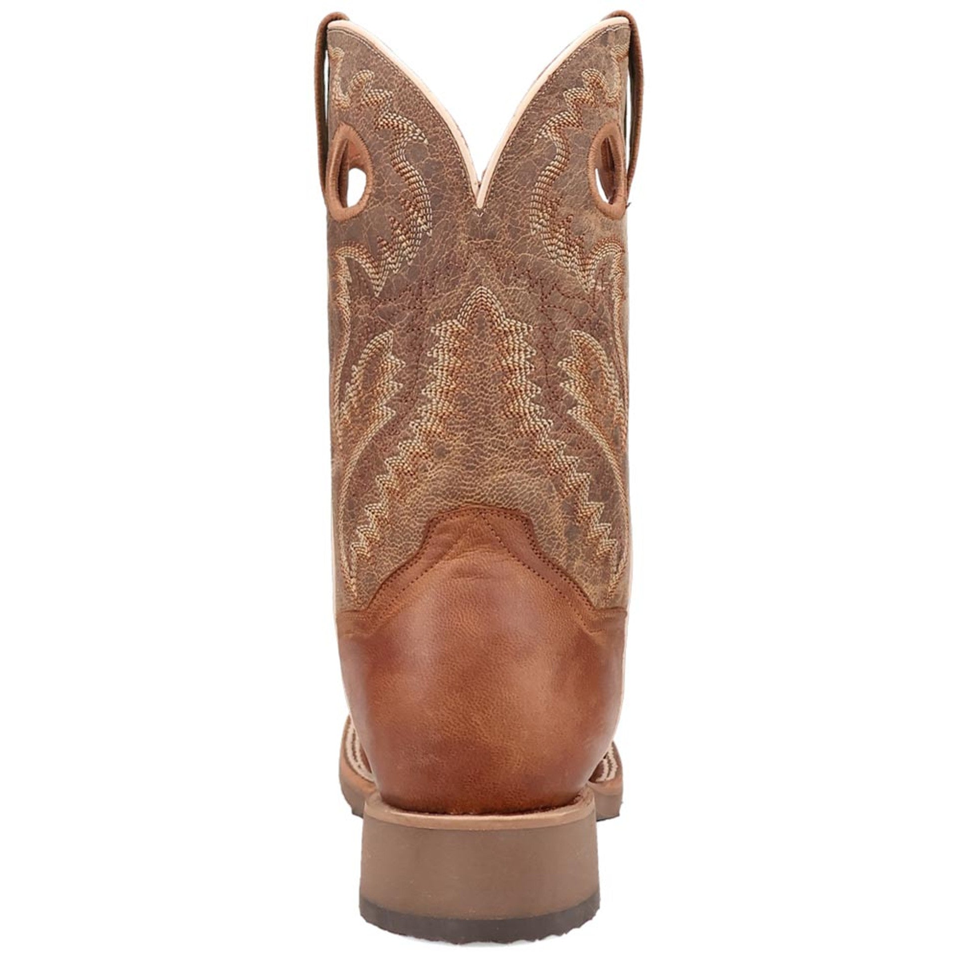 Dan Post Martel Tan/Brown Ostrich Leather Western Boots - 7D