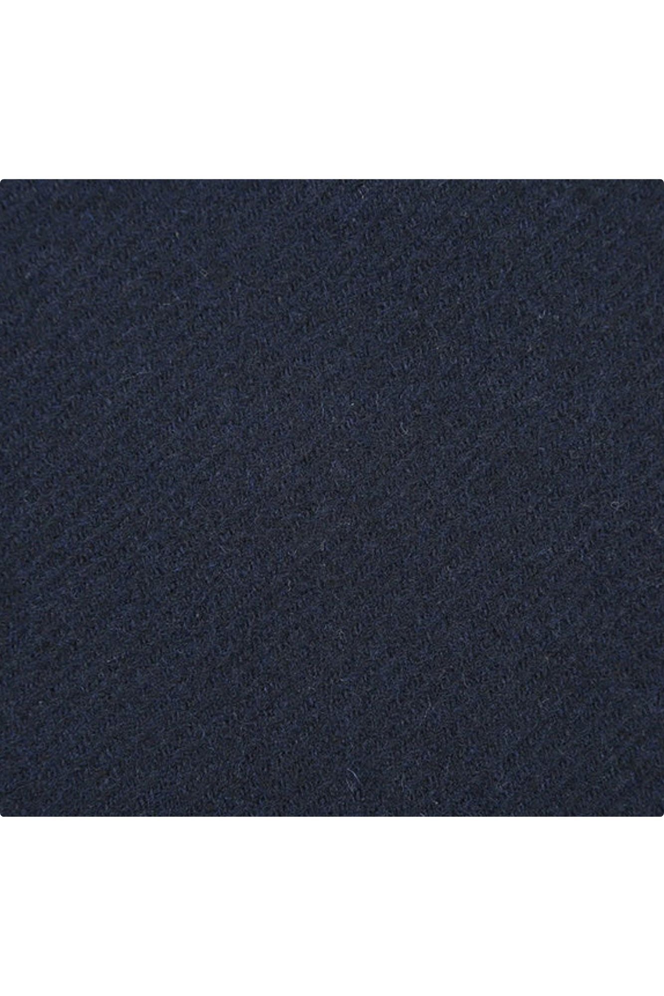 Navy Slim Fit Wool Blend Long Overcoat - Coat Size 38
