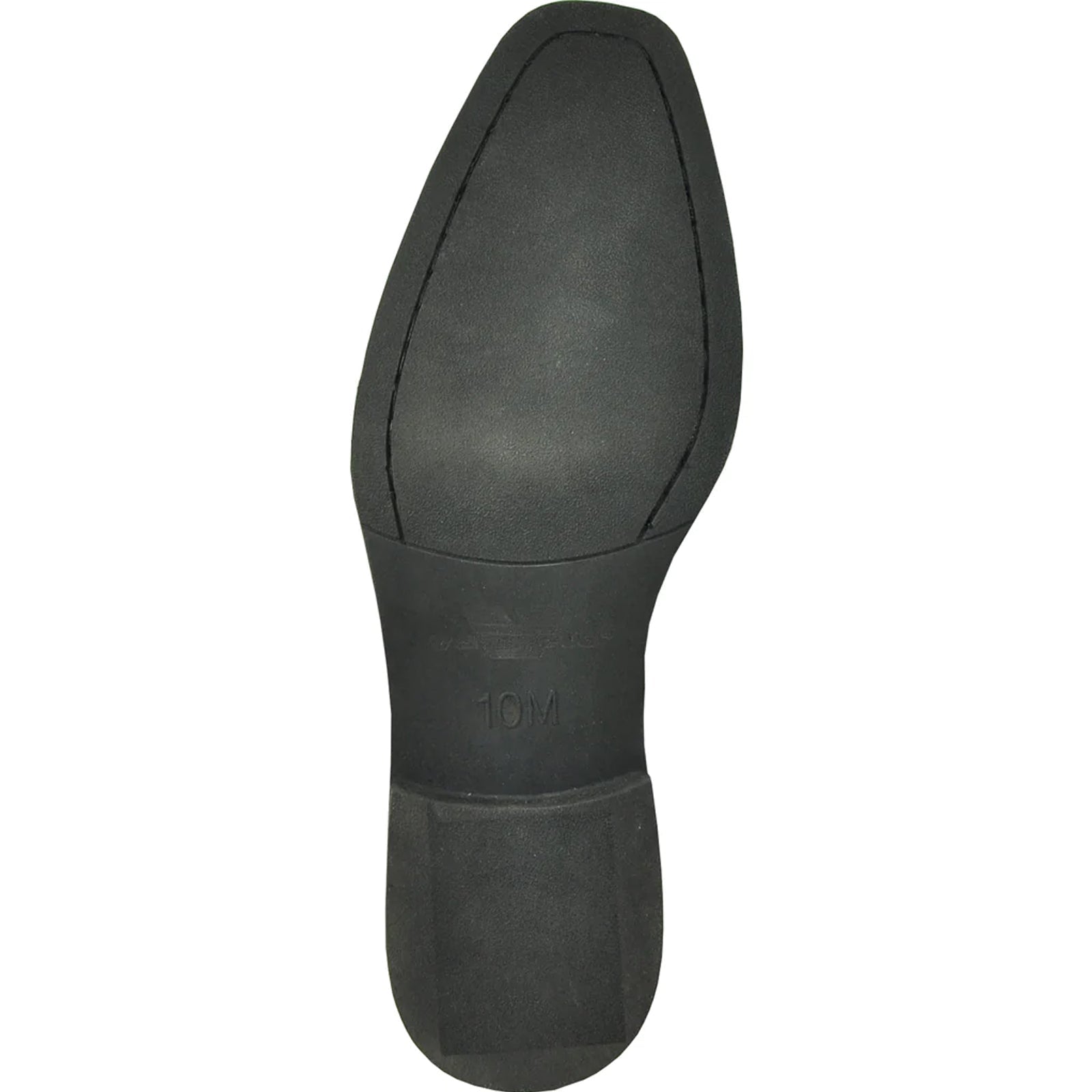 "Black Men's Classic Patent Loafer - Plain Toe Slip-On Tuxedo Shoe" - 6.5M