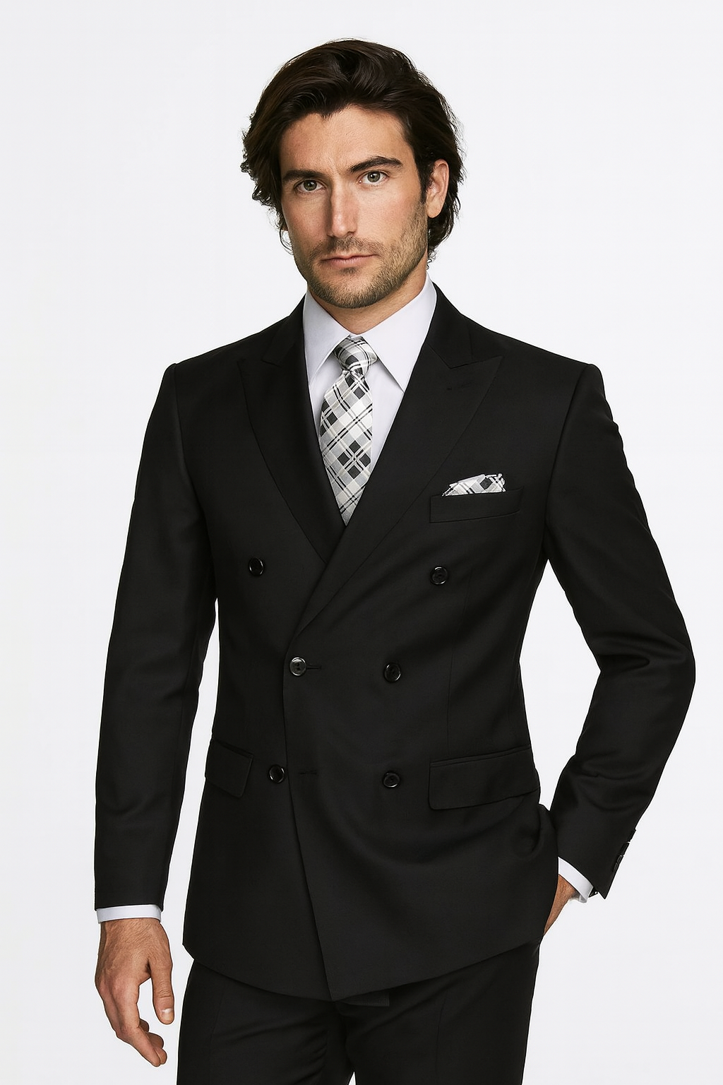 Pacelli 3pc Cream Suit CAMERON-10005 main image 1
