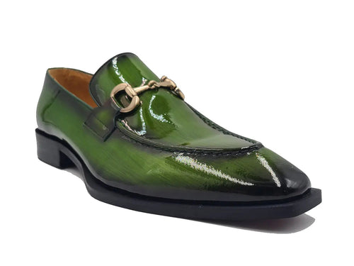 Carrucci Patent Leather Buckle Loafer