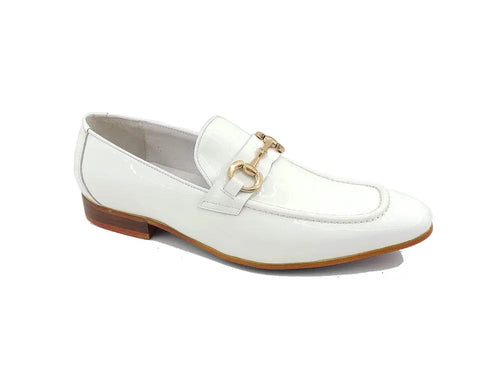 Carrucci Patent Leather Horse Bit Loafer